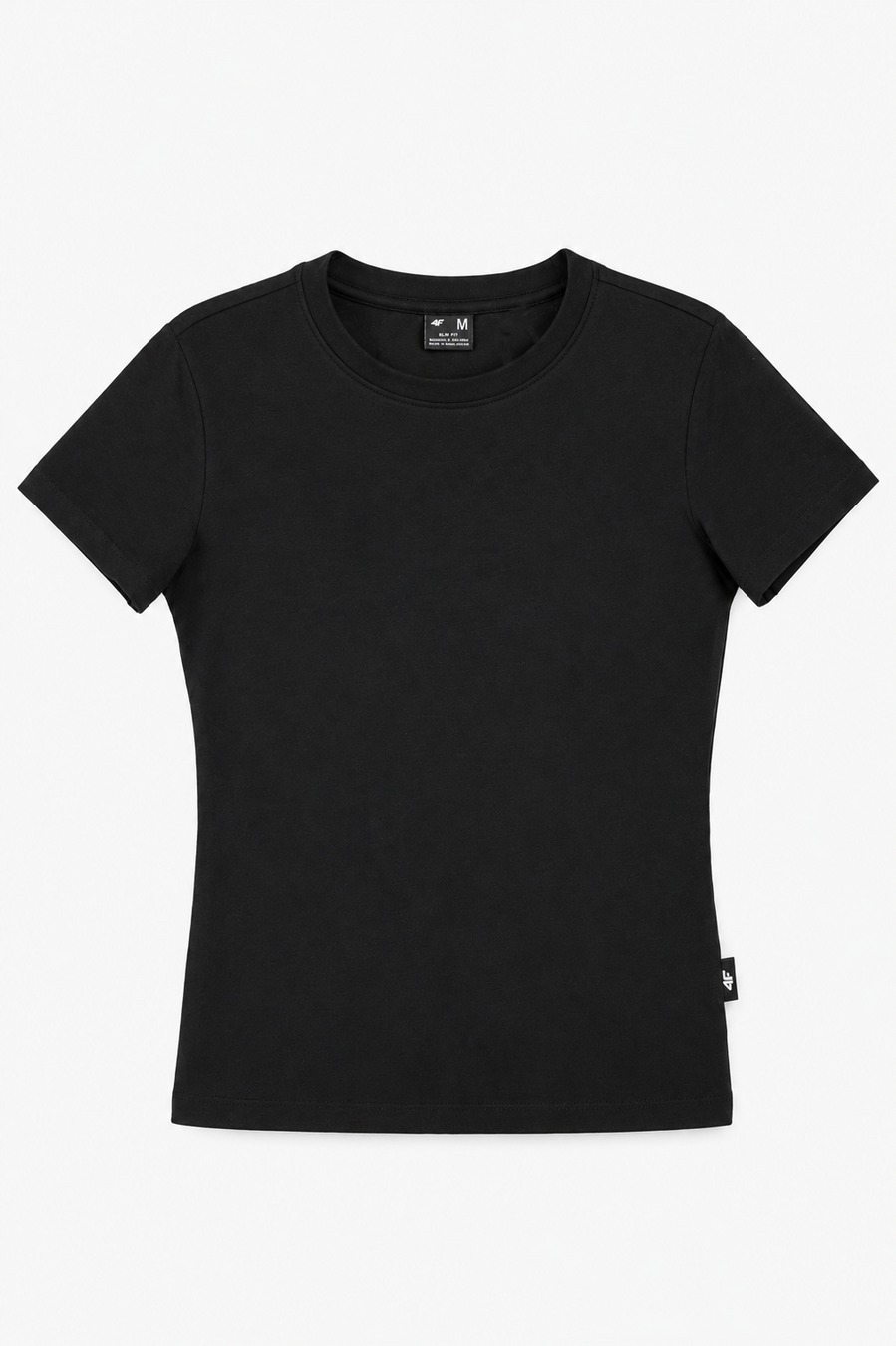 Koszulka Damska 4F Sportowa Bawełniana Slim Fit T-Shirt Edycja Limitowana Czarna 4FWSS26TTSHF3972