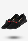 Mokasyny Damskie Buty Eleganckie Wygodne Czarne Goodin GD-FL325