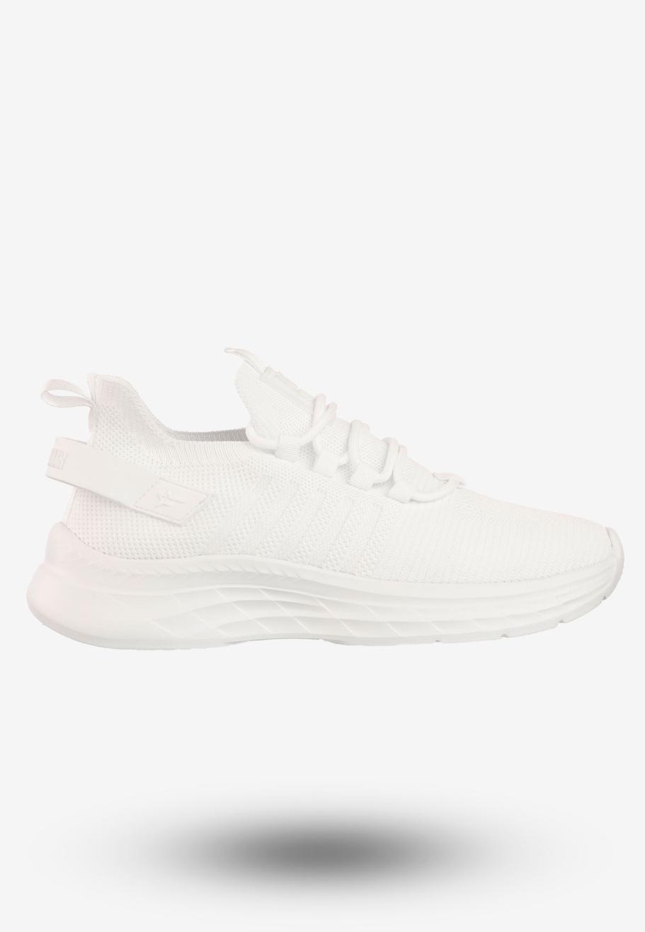 Sneakersy Męskie Buty Sportowe Wsuwane BIG STAR Białe RR174266