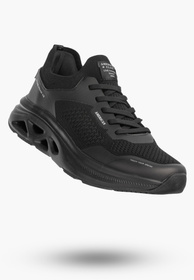 Sneakersy Męskie Buty Sportowe Lekkie Casual Czarne AMERICAN CLUB RH179