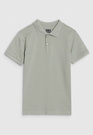 Koszulka Dziecięca 4F T-shirt Polo Z Kołnierzem Zielony 4FJWMM00TPTSU513