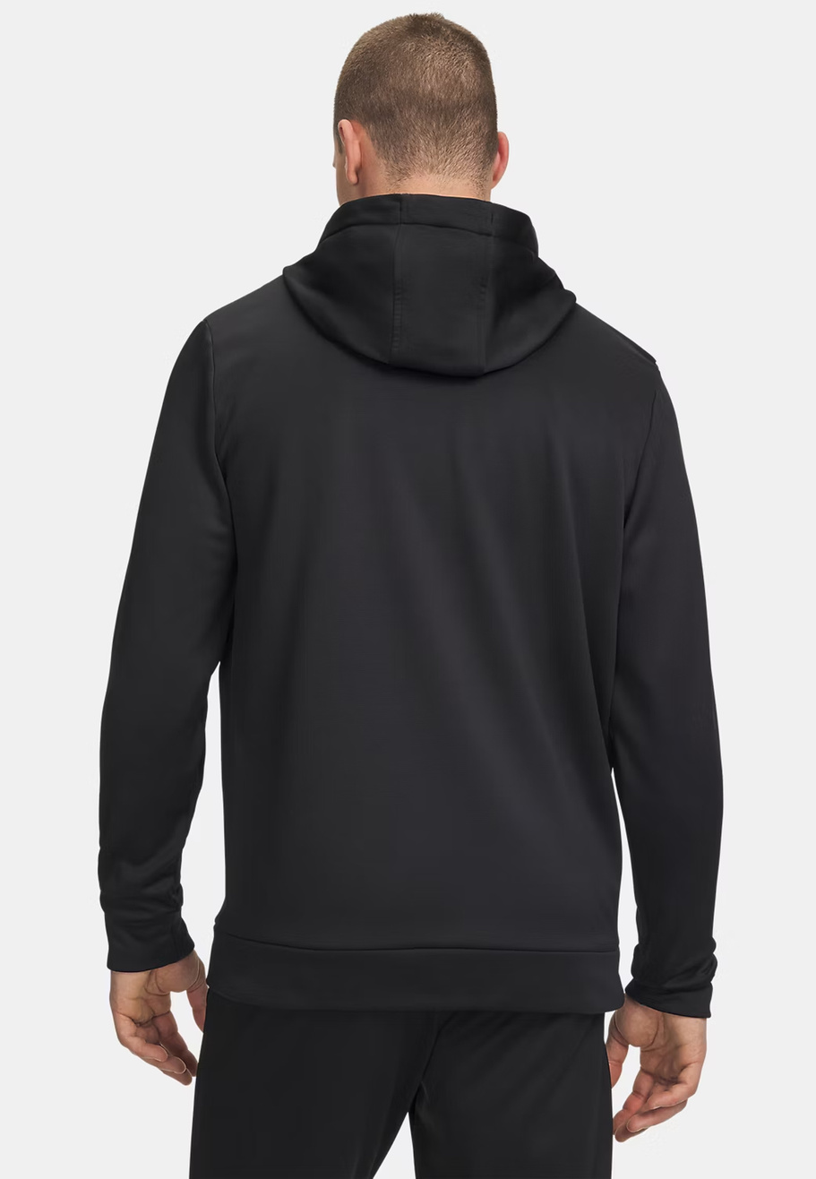 Bluza Męska Under Armour Fleece Sportowa Rozpinana z Kapturem Czarna