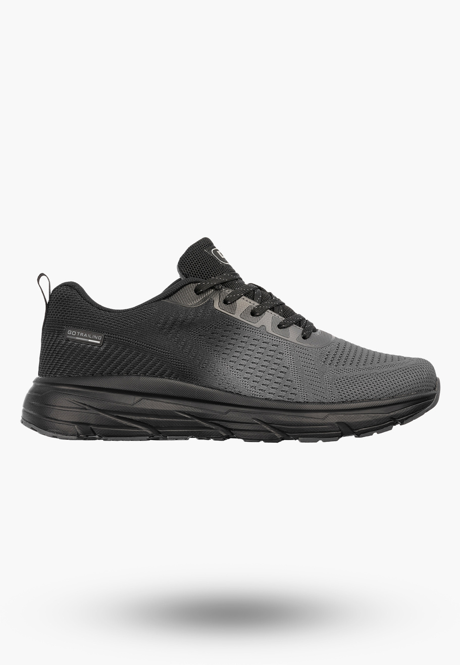 Buty Sportowe Męskie DK Jogging Lekkie Oddychające Szare
