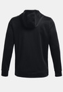 Bluza Męska Under Armour Fleece Sportowa Rozpinana z Kapturem Czarna 