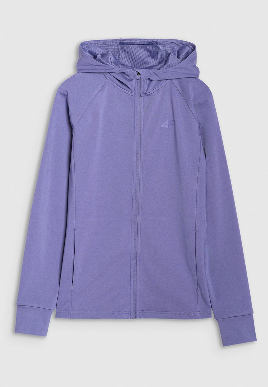 Bluza Damska 4F Treningowa Sportowa Rozpinana Fioletowa 4FRSS25TFSWF467
