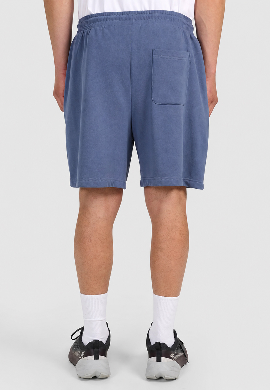 Spodenki Męskie 4F Sportowe Szorty Basic Bawełna Niebieskie 4FWMM00TSHOM0836