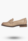 Mokasyny Damskie Skórzane Półbuty Eleganckie Buty Casual Beżowe Cambell 26-19301