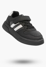 Sneakersy Dziecięce Ekoskóra APAWWA Buty Sportowe Na Rzep Czarne