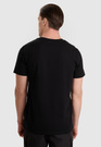 Koszulka Męska 4F T-shirt Z Nadrukiem Regular Czarna 4FWMM00TTSHM2257
