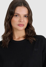 T-Shirt Uniseks 4F Oversize Koszulka z krótkim rękawem Czarna 4FWSS25TTSHU1972