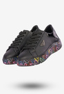Sneakersy Damskie Buty Skórzane Czarne Filippo DP4480/23 BK MLT