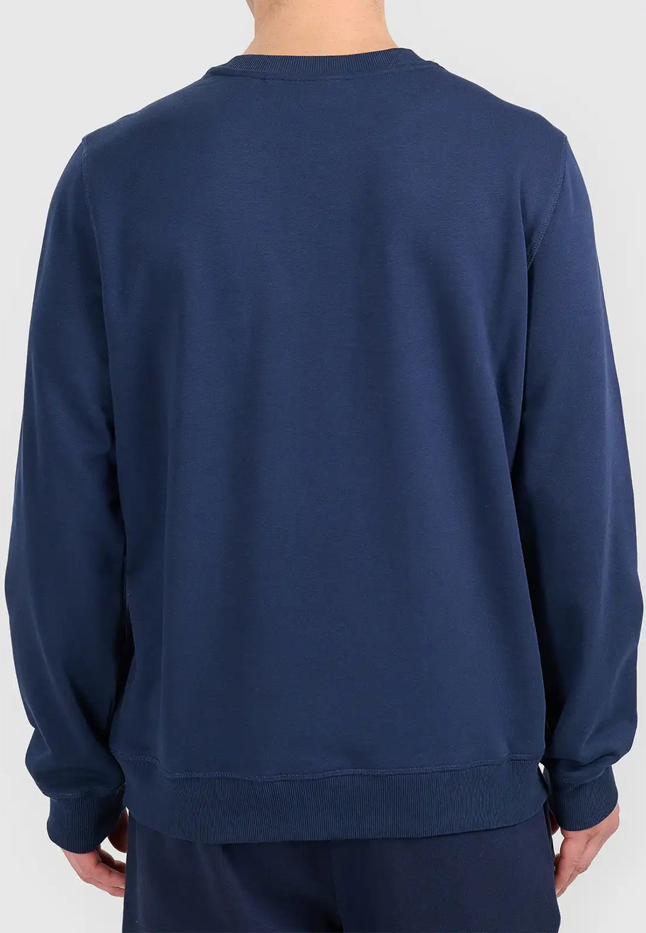 Bluza Męska 4F Sportowa Bez Kaptura Nierozpinana Granatowa 4FWMM00TSWSM2549