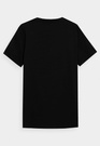 Koszulka Męska 4F Sportowy T-shirt Czarny Regular 4FSS23TTSHM536