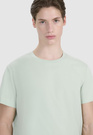 Koszulka Męska 4F T-shirt Z Nadrukiem Regular Miętowa 4FWSS25TTSHM2239