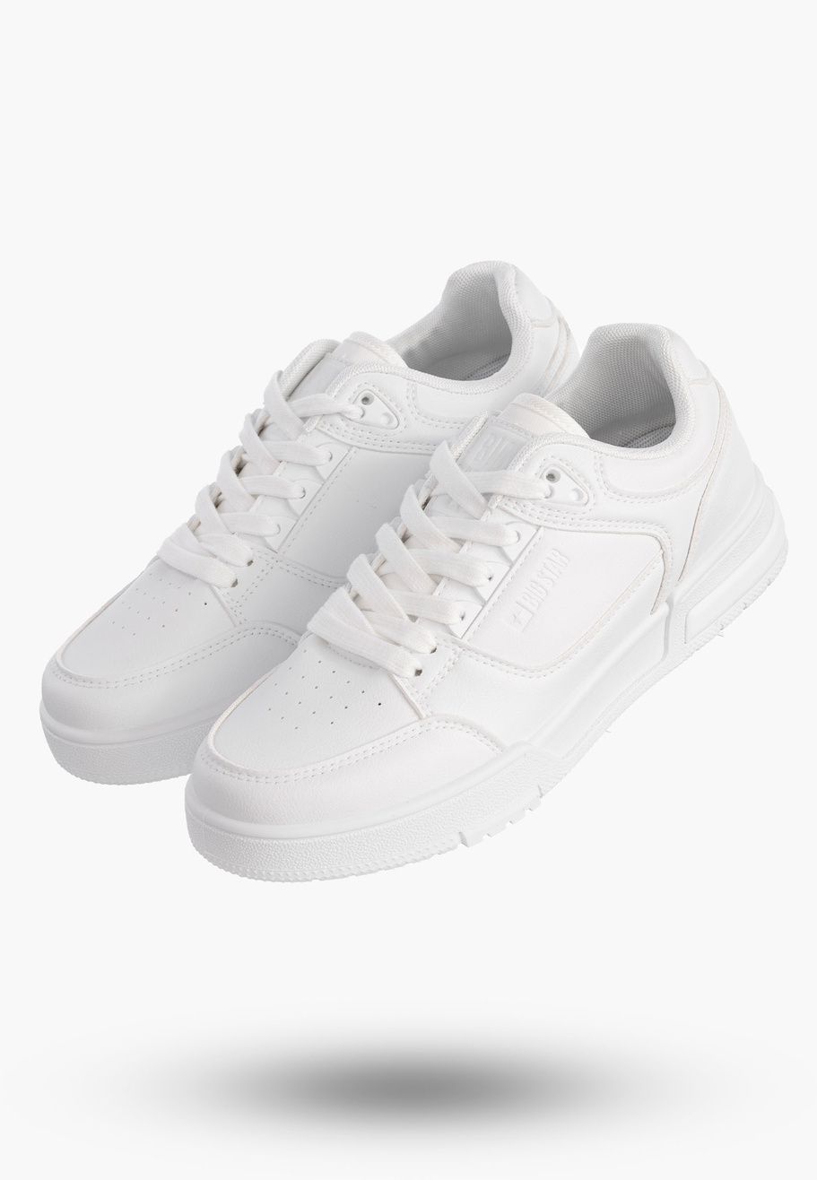 Sneakersy Damskie BIG STAR Buty Sportowe Białe Eko Skóra OO274A549
