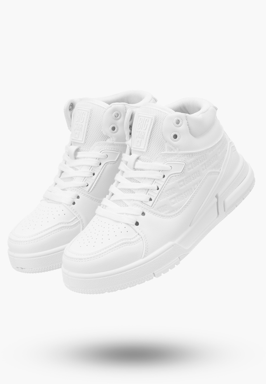Buty Damskie Big Star Białe Sneakersy Sportowe OO274A535