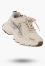 Sneakersy Dziecięce APAWWA Buty Sportowe Na Rzepy Modne Beżowe