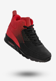 Sneakersy Męskie Buty Sportowe Ocieplane Czarne US8165-22