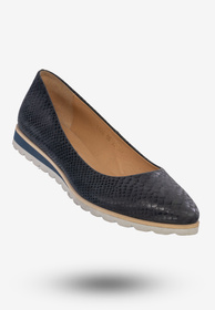 Półbuty Damskie Buty Skórzane Eleganckie Granatowe eSKa 1126