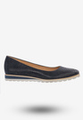 Półbuty Damskie Buty Skórzane Eleganckie Granatowe eSKa 1126