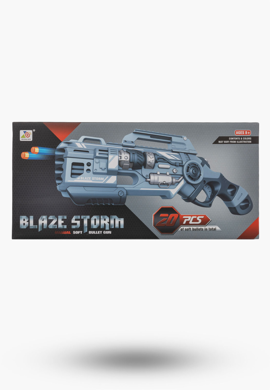 Wyrzutnia Blaze Storm Karabin Pistolet Zabawkowy z Piankowymi Strzałkami