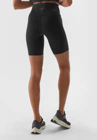 Legginsy Damskie 4F Spodenki kolarki czarne 4FWAW24TFSTF012