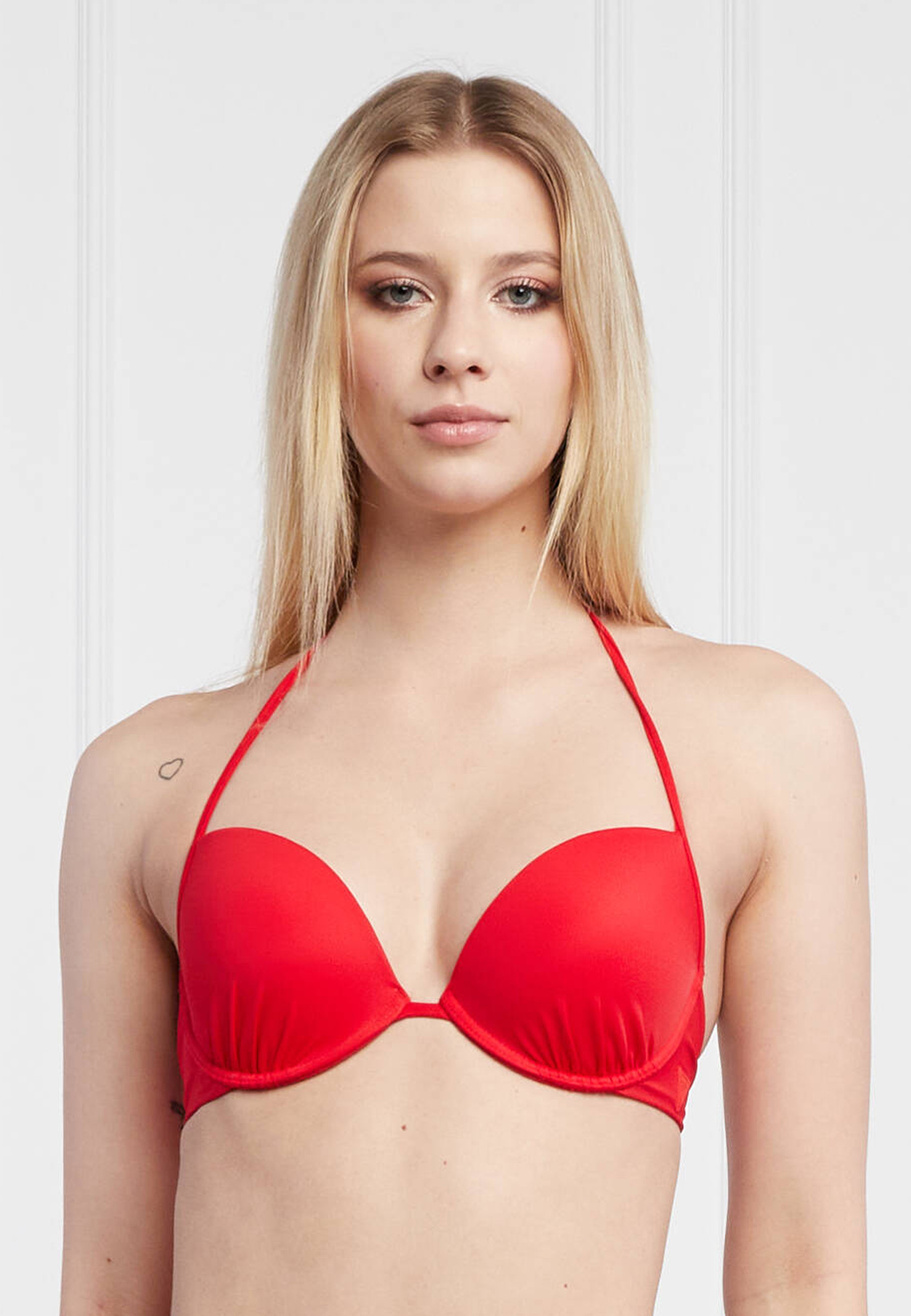 Biustonosz Damski Guess Góra od Bikini Czerwona E1GJ54 LY00K
