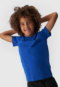 Koszulka 4F chłopięca niebieski t-shirt basic