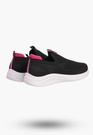 Buty Dziewczęce Sneakersy Czarne Wsuwane Tenisówki Dziecięce Z2401P