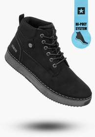 Buty Męskie BIG STAR Trzewiki Czarne Eko Skóra OO174559