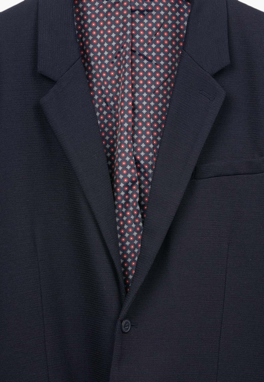Marynarka Męska Pakolorente Elegancka Wizytowa z Podszewką Granatowa