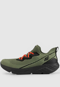 Buty Sportowe Męskie 4F Niskie Sneakersy Wsuwane Khaki VELOCORE 2.0 4FWMM00FSNEM014