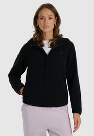 Polar Damski 4F Bluza Z Kapturem Ocieplana Regular Czarna 4FWMM00TFLEF315