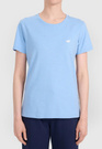 Koszulka Damska 4F T-shirt Basic Bawełniany Niebieski 4FWMM00TTSHF3308