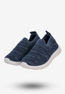 Sneakersy Dziecięce Wsuwane Buty Sportowe Granatowe Apawwa Z30