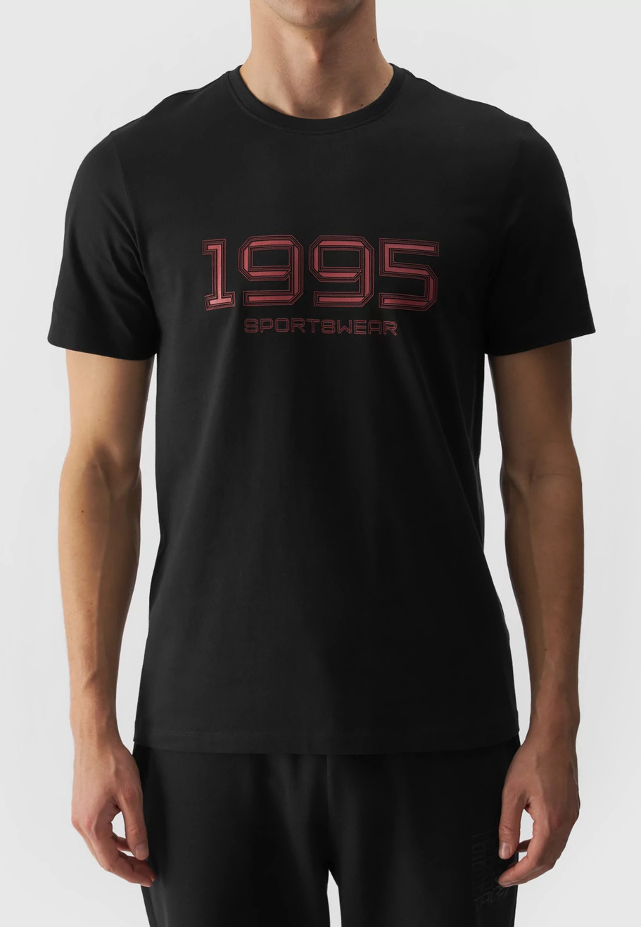 Koszulka Męska 4F T-shirt Czarny Logo