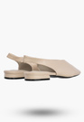 Baleriny Damskie Ekoskóra Slingback Buty z odkrytą piętą Beżowe Potocki 26-20335