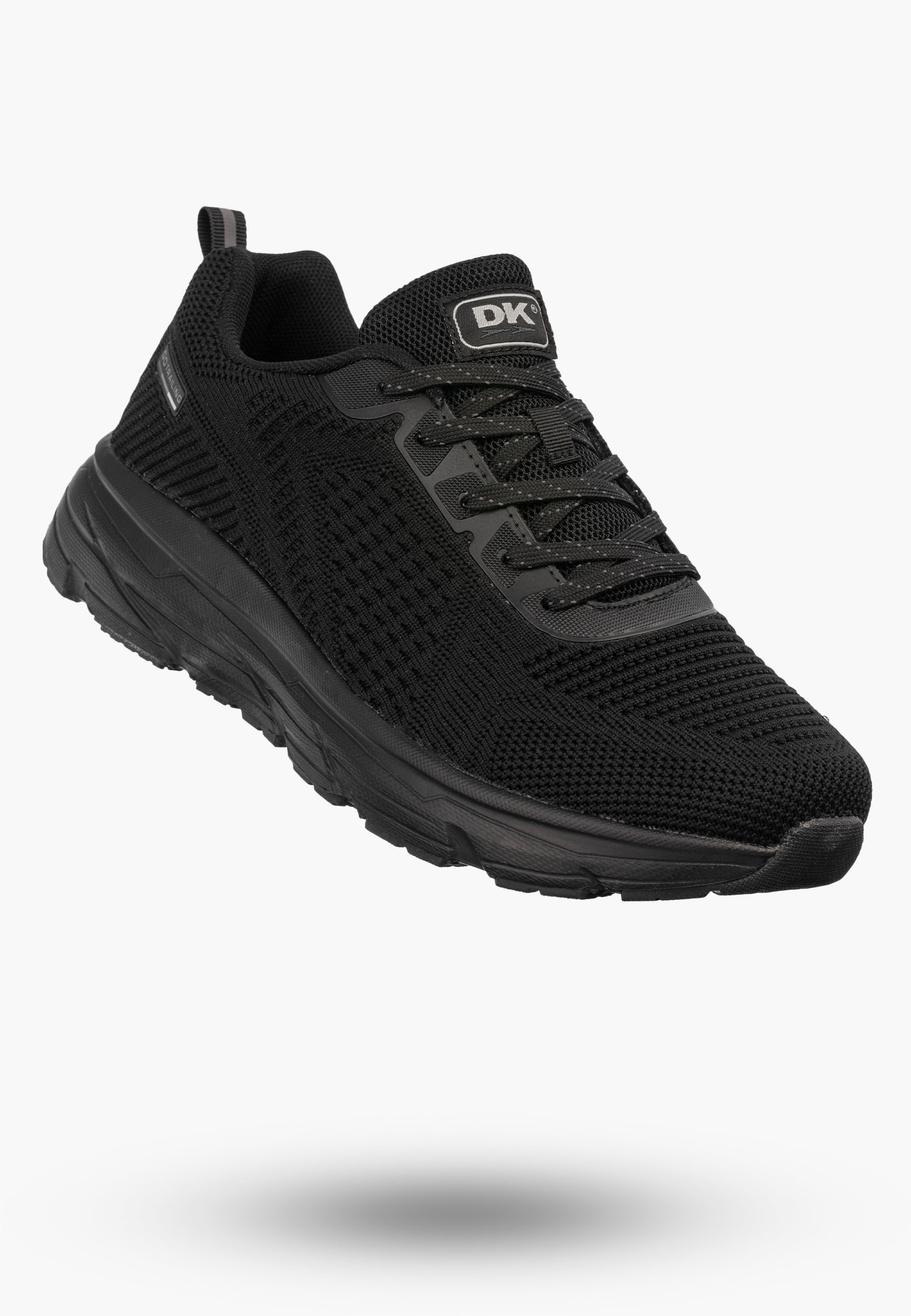 Buty Sportowe Męskie DK Jogging Lekkie Oddychające Czarne