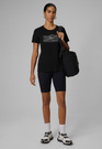 Koszulka Damska 4F T-shirt Regular Z Nadrukiem Czarny 4FWSS26TTSHF2785