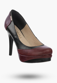 Buty Damskie Szpilki Czarne Ze Skóry Naturalnej Modne Korda 1260/6029