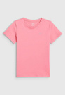 Koszulka Dziewczęca 4F T-shirt Sportowy Regular Koralowa 4FJWSS26TTSHF3003