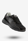 Sneakersy Męskie McBraun Ekoskóra Buty Sportowe Czarne 24MN03-6754