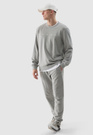 Bluza Męska 4F Szara z nadrukiem SPORT 4FWSS24TSWSM1009
