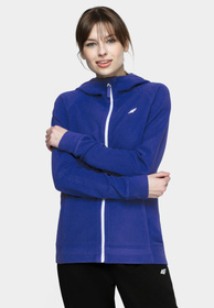 Polar Damski 4F Rozpinany Bluza Polarowa Niebieska NOSH4-PLD002