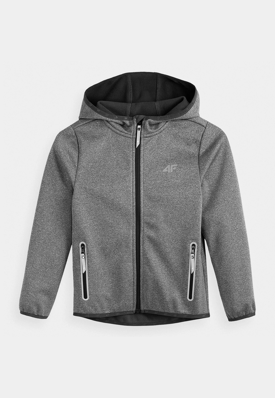 Kurtka Chłopięca 4F Szary Softshell HJL20-JSFM001A-25M