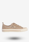 Trampki Damskie Ażurowe Buty Sportowe Khaki MSMG QY838-63