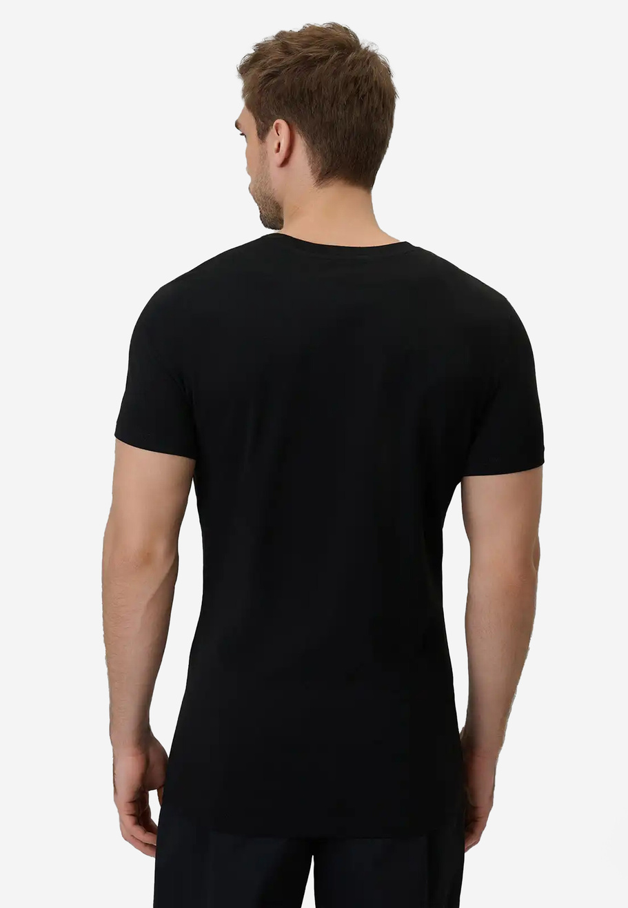 Koszulka Męska 4F T-shirt Basic Regular Czarny 4FWMM00TTSHM3340