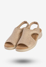 Sandały Damskie Buty Wsuwane Wygodne Na Wiosnę Lato Złote Potocki 25-24306GD