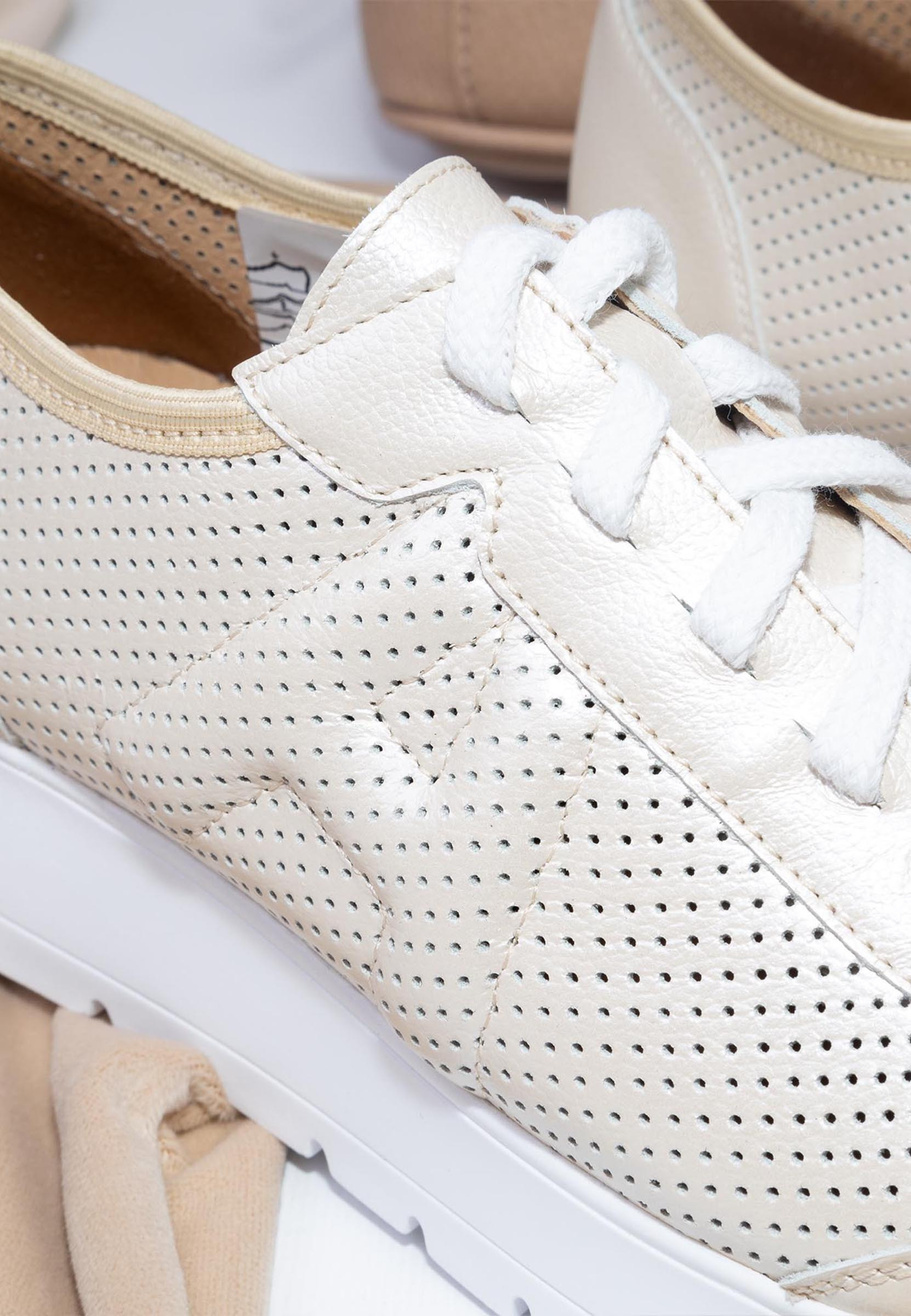 Sneakersy Damskie EMMA Beżowe 9595-2303