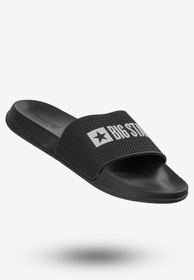Klapki Męskie Buty BIG STAR Czarne JJ174505